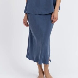 NWOT ILANA KOHN Maya Skirt in Cielo, XS